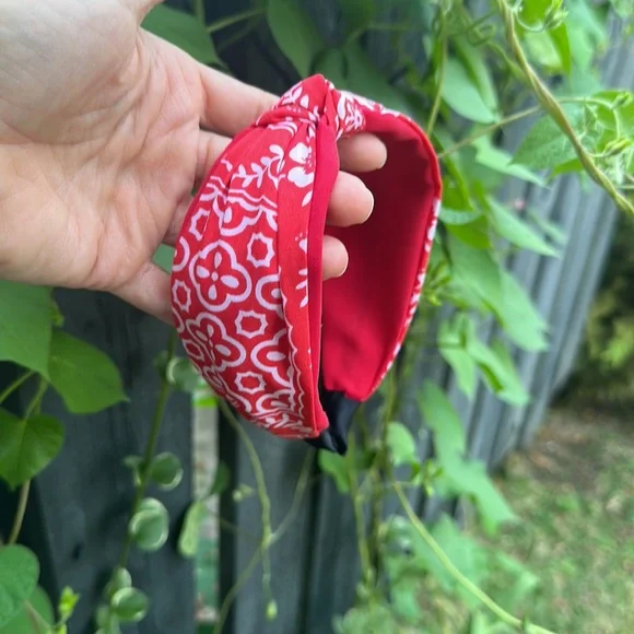 Paisley Print Top-Knot Headband - Picture 5 of 16